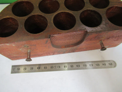 Spencer Lens Co. American Optical Co. Wood Carved for Cabinet Microscope Part