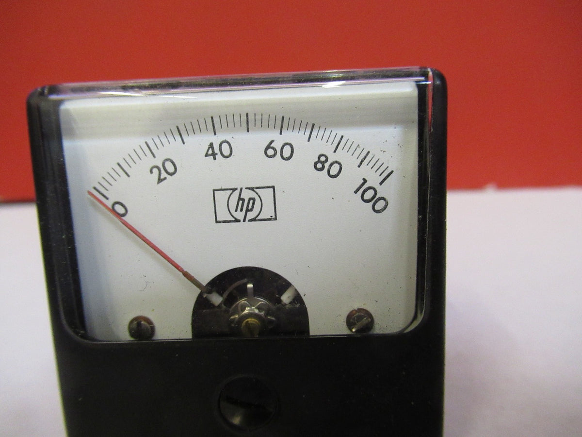 DC Microamperes Display HP Hewlett-Packard Instruments