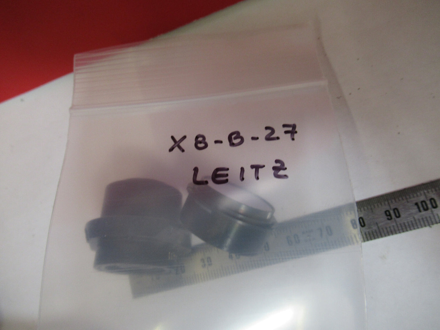 LENS LEITZ WETZLAR GERMANY 120411 MICROSCOPE PART AS PICTURED X8-B-27