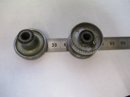 ERNST LEITZ GERMANY SET OF KNOBS ANTIQUE MICROSCOPE PART as pic H3-B-20
