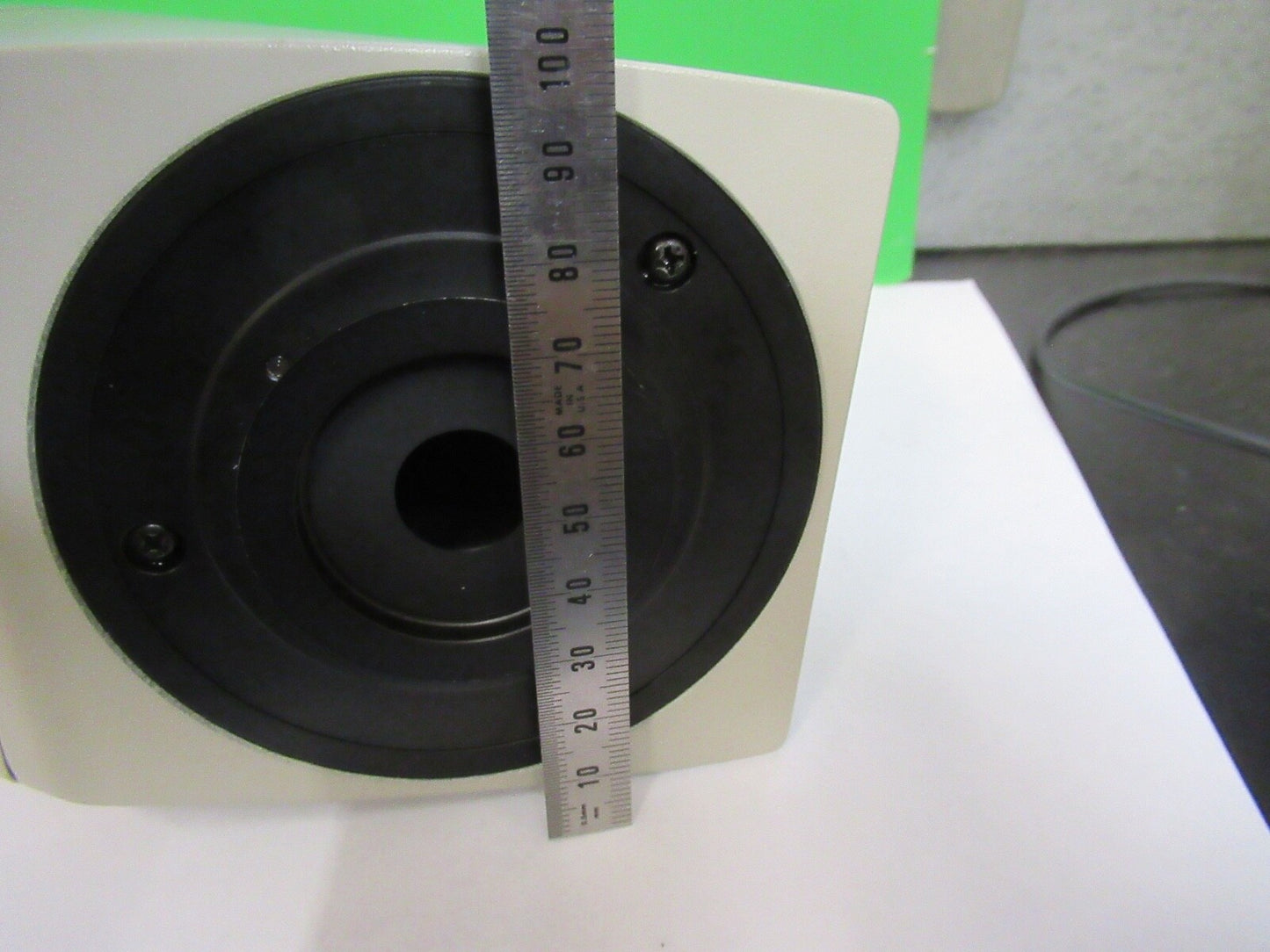 NIKON JAPAN TRINOCULAR HEAD OPTICS MICROSCOPE PART AS PICTURED 8X-A-16