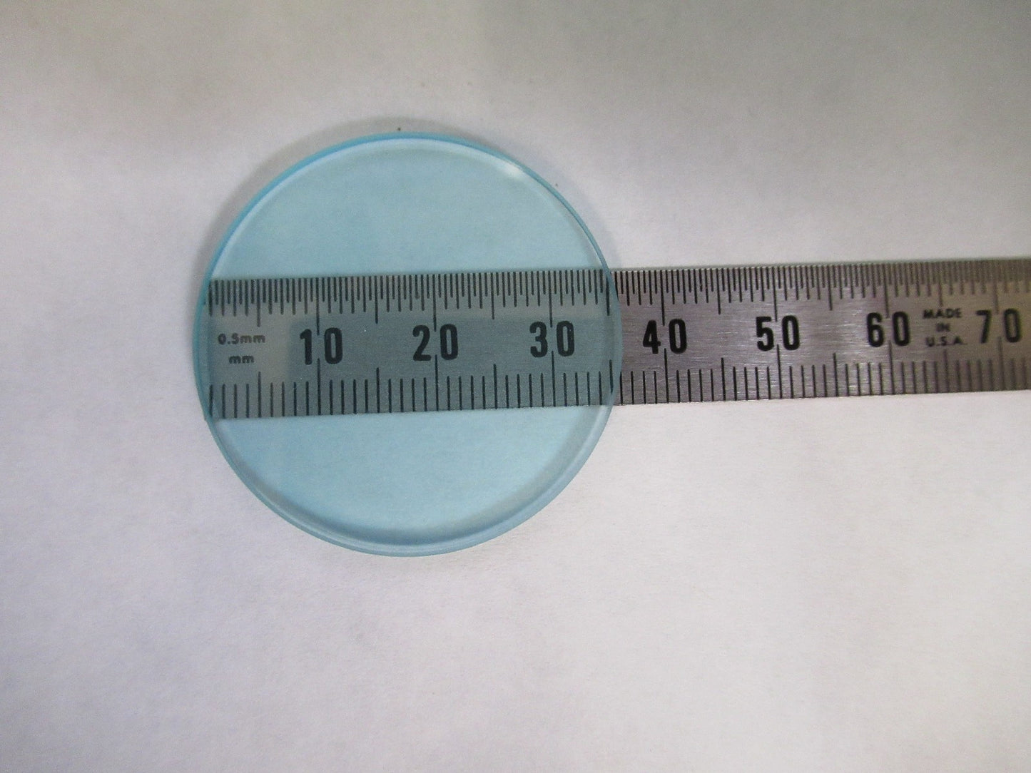 NIKON JAPAN BLUE GLASS FILTER OPTICS MICROSCOPE PART AS PICTURED T3-C-02