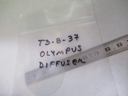 OLYMPUS JAPAN DIFFUSER LENS FROSTED FILTER MICROSCOPE PART AS PICTURED T3-B-37