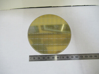 FOR PARTS SAPPHIRE WAFER PLATINUM + GOLD COATED OPTICS AS PICTURED #2-FT-06