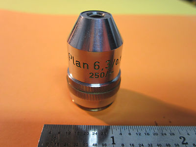 Microscope Part Objective Reichert Austria Optics Plan 6.3X