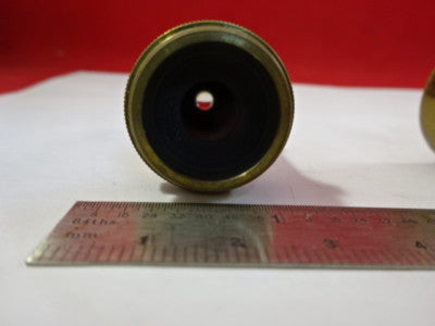 Antique Brass Objective Homg 2mm Ernst Leitz ?? Germany Microscope Part