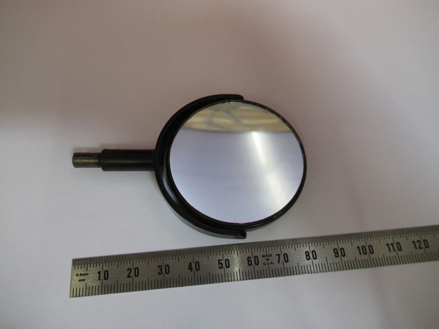 ANTIQUE BAUSCH LOMB MIRROR ASSEMBLY MICROSCOPE PART AS PICTURED S3-B-21