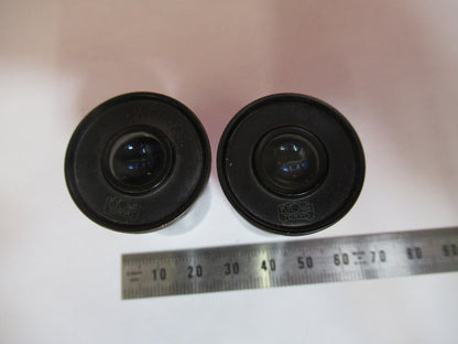 PAIR KYOWA JAPAN WF10X OCULAR EYEPIECE MICROSCOPE PART AS PICTURED T9-A-08