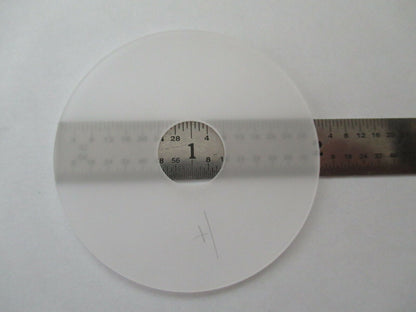 BLANK PIEZOELECTRIC QUARTZ CRYSTAL X-CUT UNPLATED PIEZO SENSOR AS PIC #F5-A-68