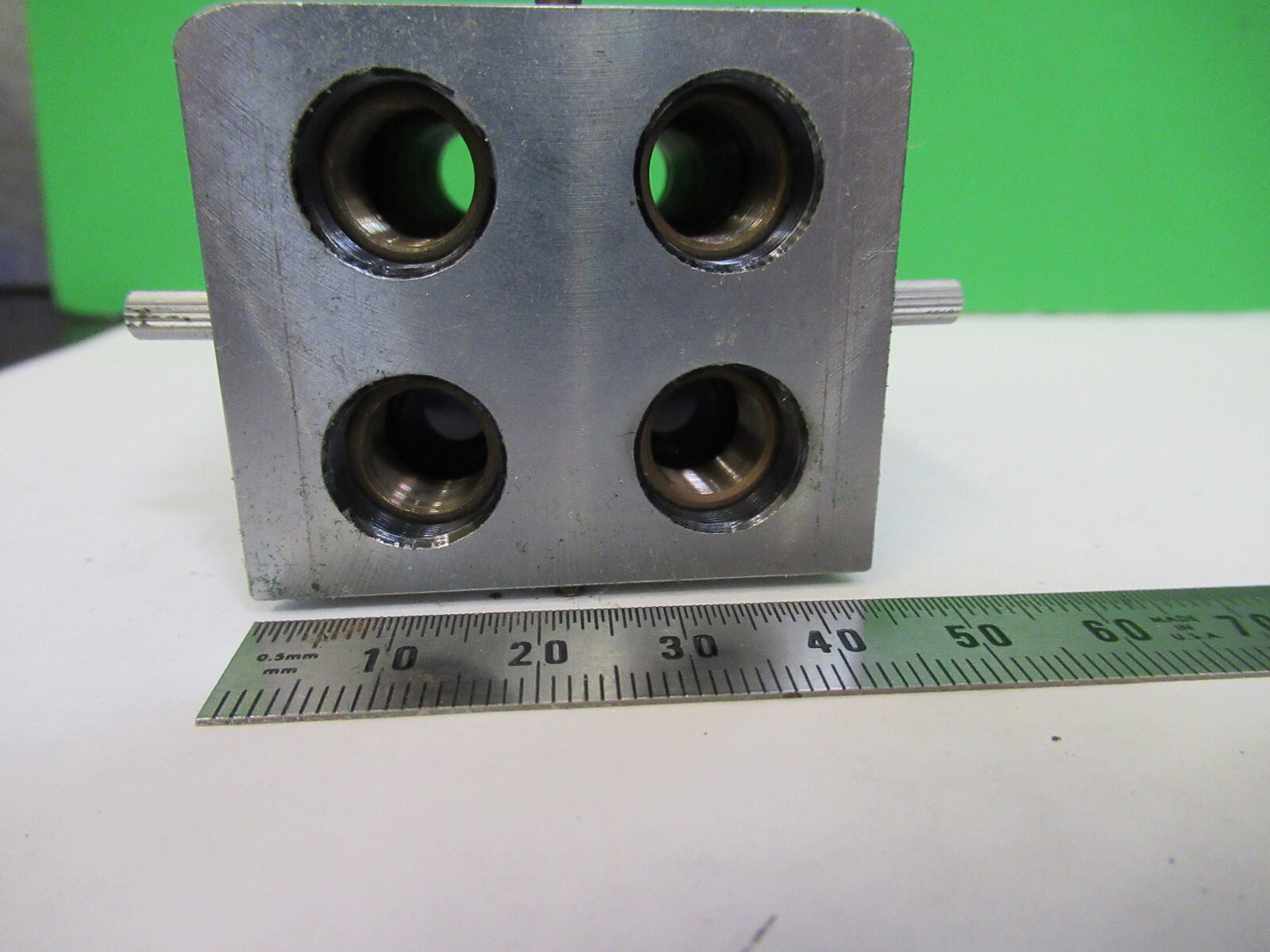 AO SPENCER STEREO OBJECTIVE ANTIQUE MICROSCOPE PART AS PICTURED X9-B-97