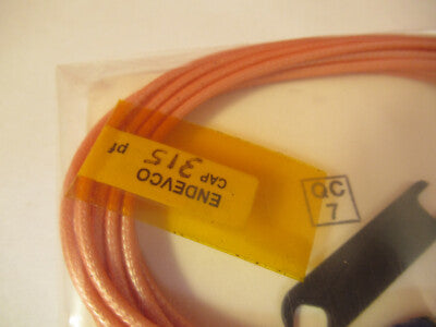 MEGGITT ENDEVCO CABLE 3090DV for ACCELEROMETER HIGH TEMP AS PICTURED &14-A-43