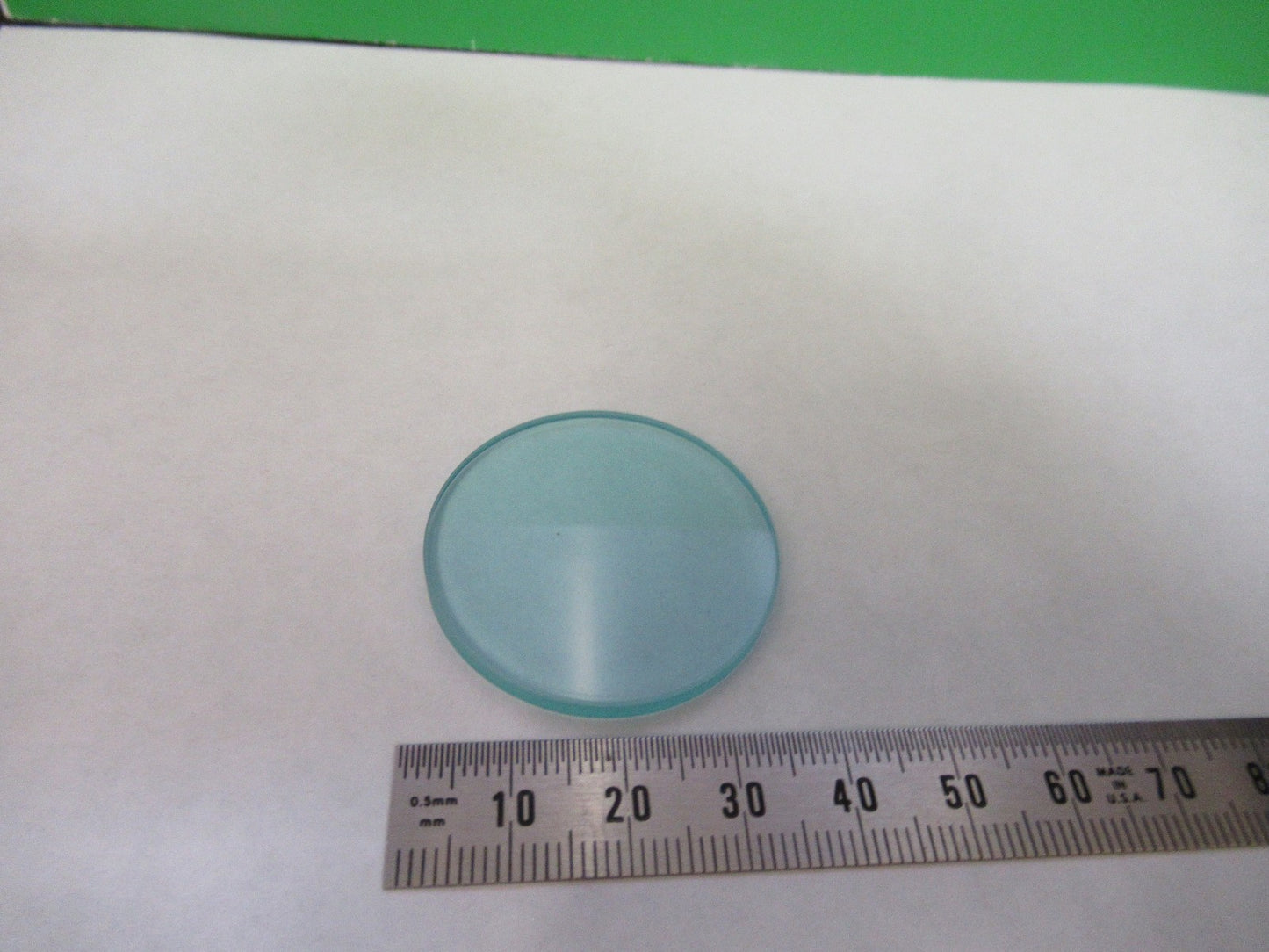 NIKON JAPAN BLUE GLASS FILTER OPTICS MICROSCOPE PART AS PICTURED T3-C-02