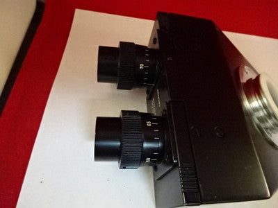 MICROSCOPE PART LEITZ WETZLAR GERMANY HEAD OPTICS AS IS #AH-03