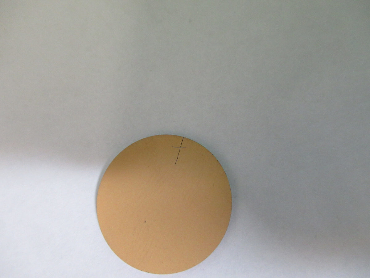Blank Piezoelectric Quartz Crystal X-cut Gold Plated Piezo Sensor