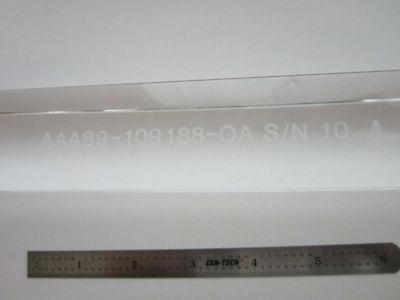 HUGE OPTICAL RECTANGULAR PRISM BK7 MIL SPEC LASER OPTICS AS IS BIN#G9-09