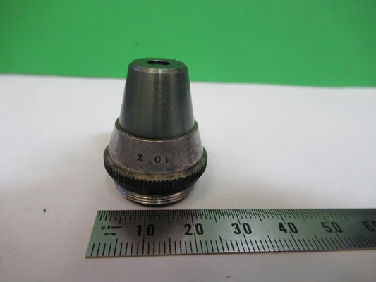 Spencer Lens Co. American Optical Co. Optics Objective 10X Rare Lens Microscope Part