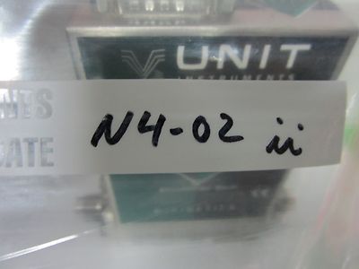 UNIT INSTRUMENT HIGH PRESSURE FLOW VALVE UFM-8100 HIGH END AS IS  BIN#N4-02