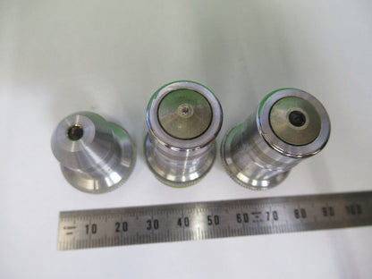 LOT 3 ea OBJECTIVES SPENCER AO MICROSCOPE PART AS PICTURED &R4-A-51
