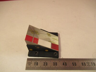 Ernst Leitz Germany Glass Prism Head Optics Microscope Part