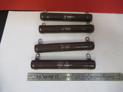 LOT POWER RESISTOR TUBULAR OHMITE 50W AS PICTURED &A7-B-02