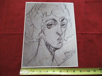 Vintage Rare Photo of Art of Egon Schiele Austrian Painter Klimt protege