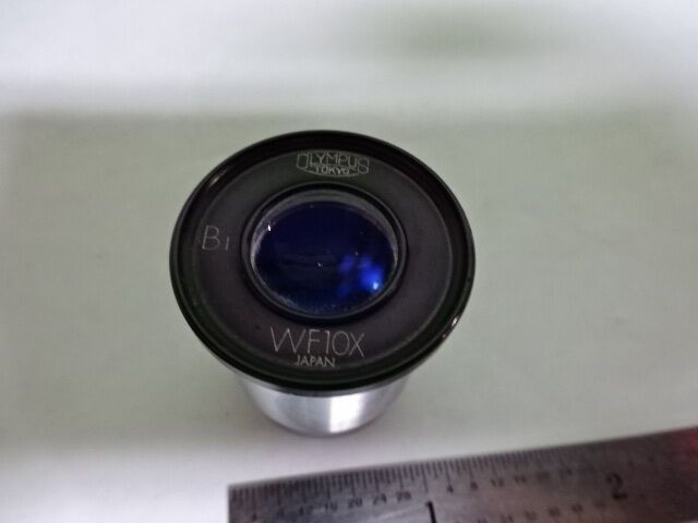 MICROSCOPE PART EYEPIECE OCULAR OLYMPUS JAPAN WF10X Bi OPTICS AS IS  #AS-03