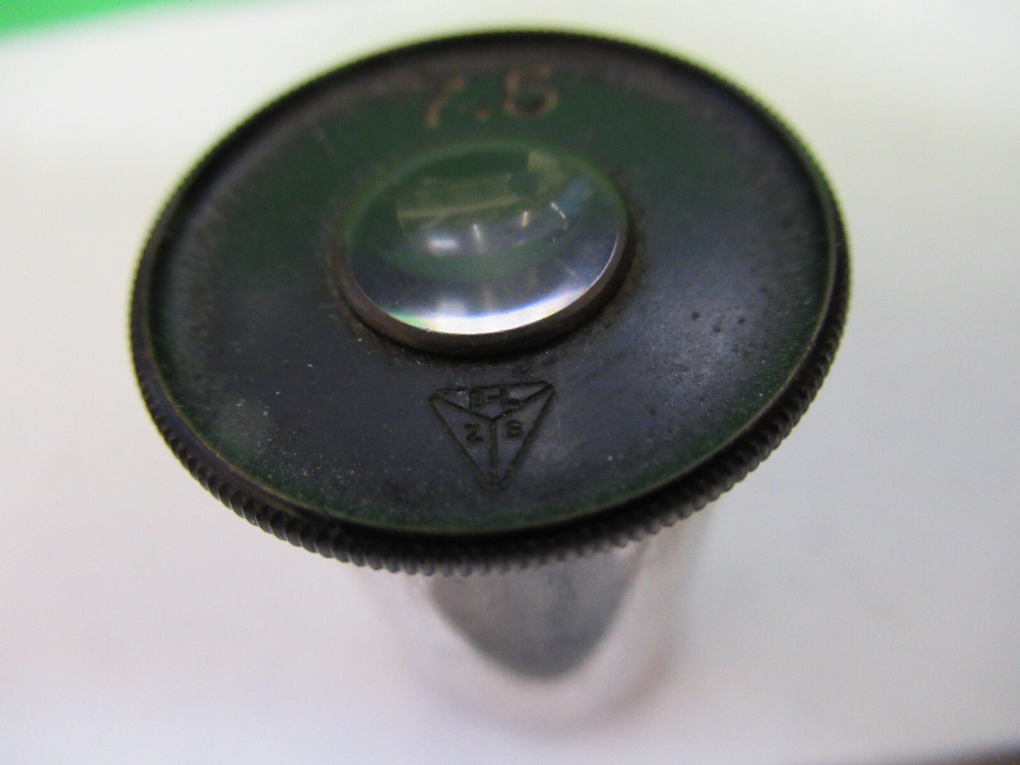 ANTIQUE BAUSCH LOMB 7.5X  EYEPIECE OCULAR MICROSCOPE PART AS PICTURED X9-B-18