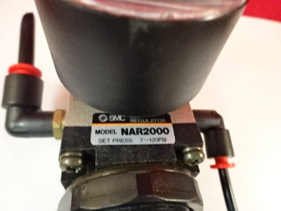 SMC JAPAN AIR PNEUMATIC REGULATOR NAR2000 AS IS B#U1-C-17