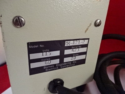 BARNES ENGINEERING HEATER CONTROL + STAGE AS IS #AN-09