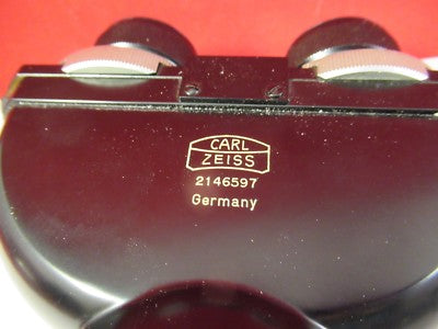 ZEISS GERMANY BINOCULAR HEAD OPTICS MICROSCOPE PART AS PICTURED &FT-4-14