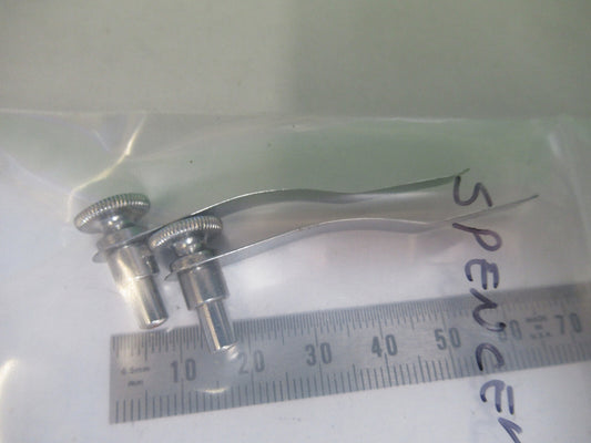 Pair Clips Antique Spencer Lens Co. American Optical Co. Microscope Part
