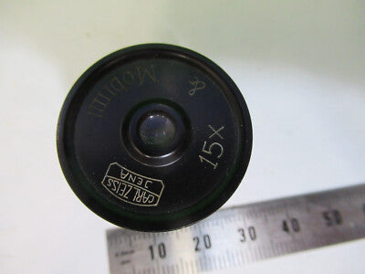 Antique Carl Zeiss AG 15X Germany Lens Eyepiece Microscope Part