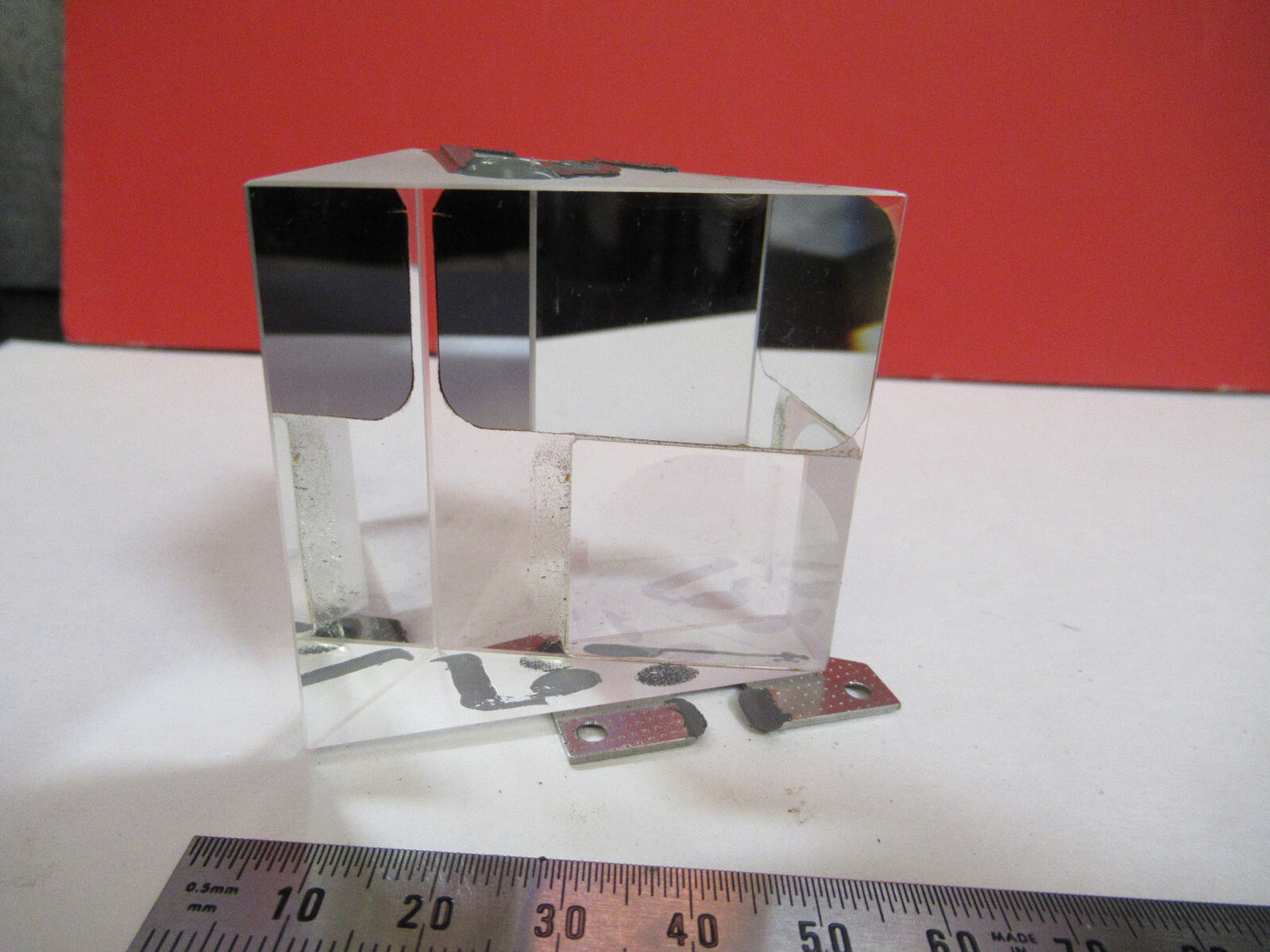 Carl Zeiss AG Germany Glass Prism Head Optics Microscope Part