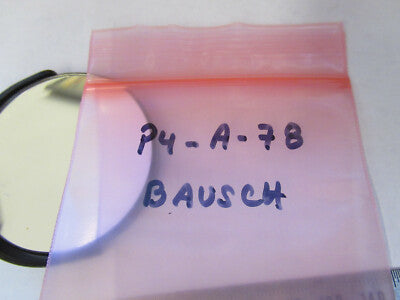 ANTIQUE BAUSCH LOMB MIRROR OPTICS MICROSCOPE PART AS PICTURED &P4-A-78