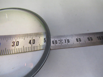 OPTICAL HIGH CONVEX CONCAVE LENS THICK GLASS MIL SPEC OPTICS AS PICTURED V3-A-40