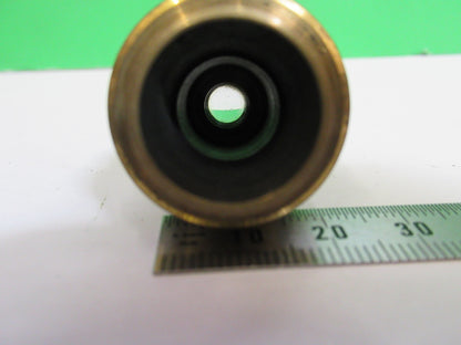 ANTIQUE BRASS H CROUCH LONDON LENS OBJECTIVE MICROSCOPE PART AS PICTURED T6-A-32