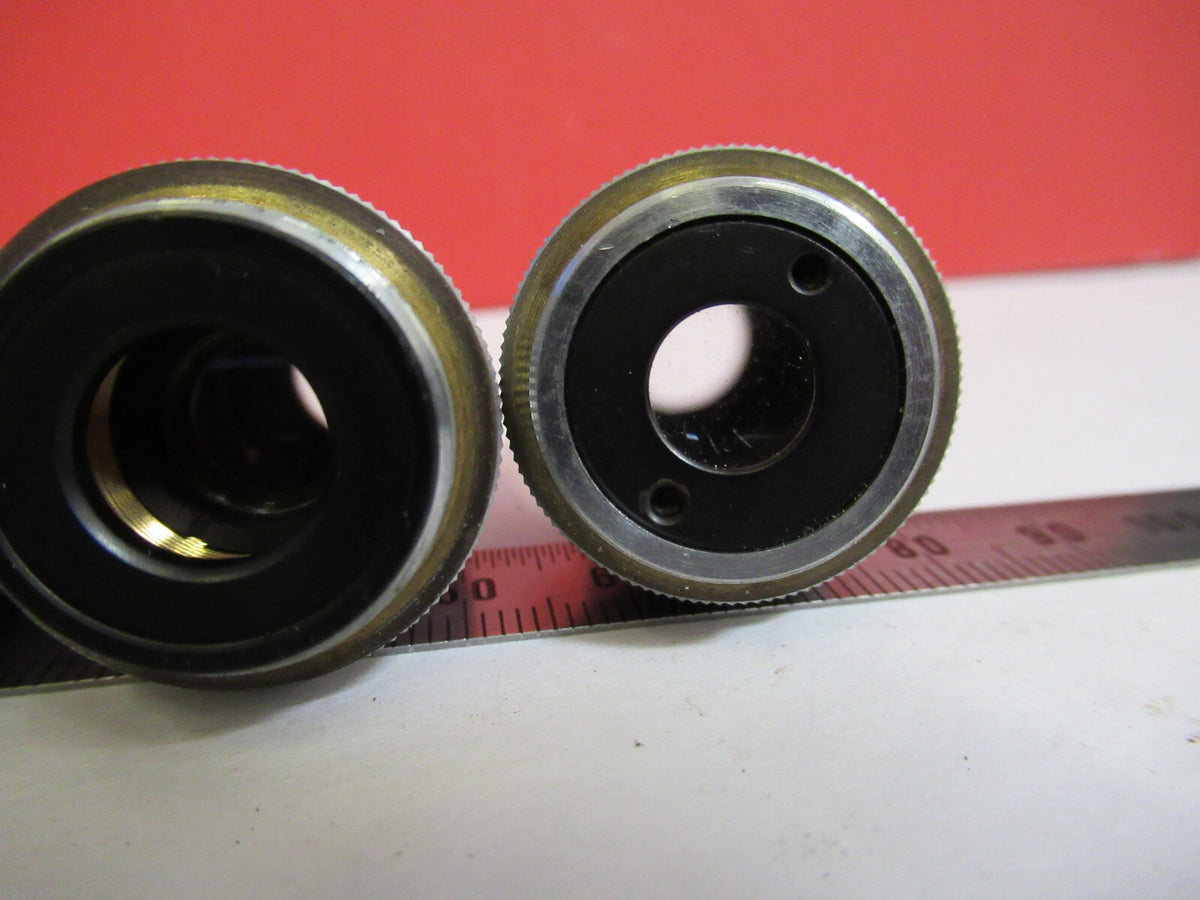 SWIFT LOT 43X 10X 4X MICROSCOPE PART OBJECTIVE AS PICTURED Y5-A-52