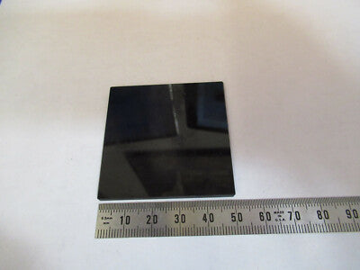 Optical Red Filter Glass Plate Mil Spec Optics