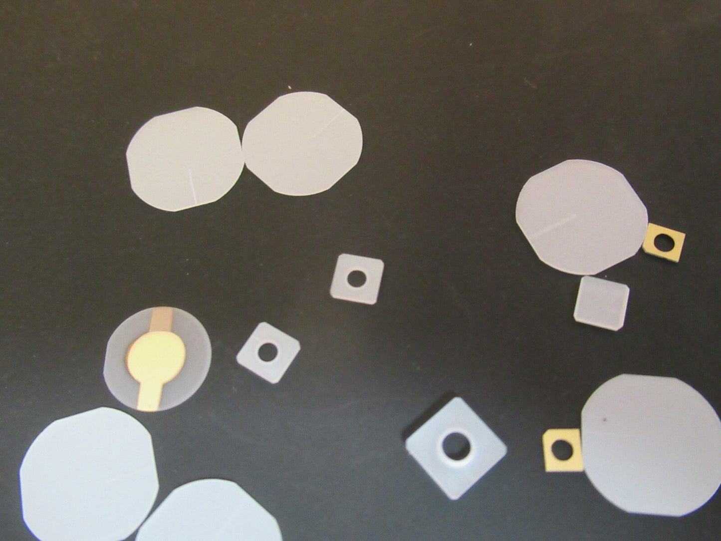 LOT ASSORTED PIEZO QUARTZ PIEZOELECTRIC BLANKS ULTRASONIC SENSOR &FT-1-B-04