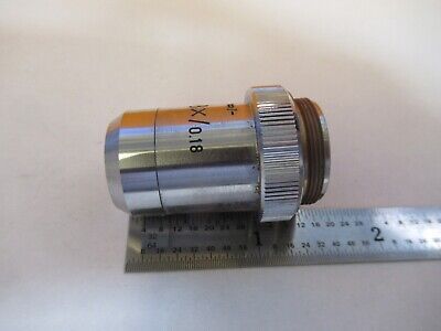 LEITZ WEZTLAR OBJECTIVE PL 8X INFINITY OPTICS MICROSCOPE PART AS PIC &H8-C-19