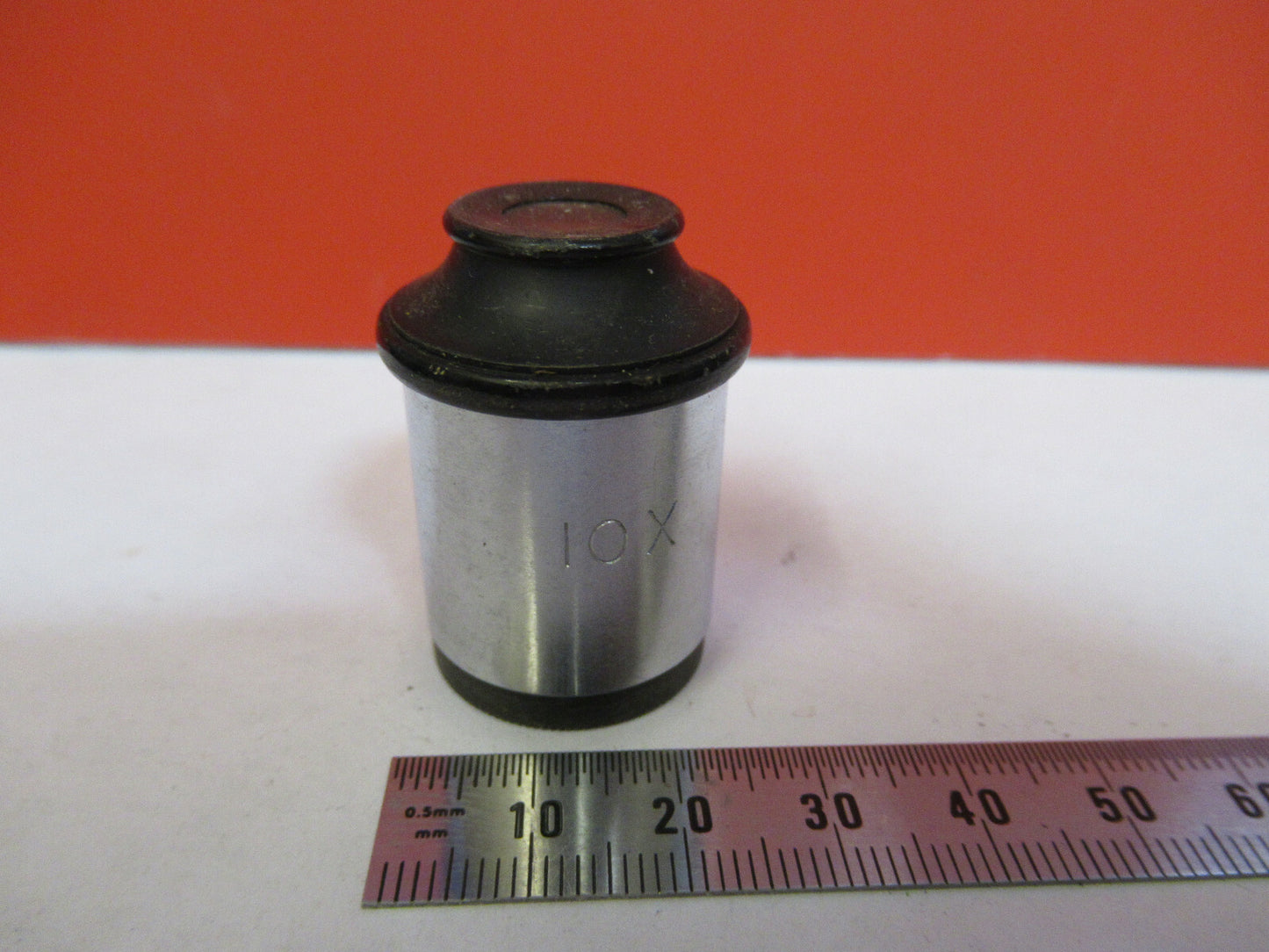 ANTIQUE AO SPENCER 10X EYEPIECE OCULAR MICROSCOPE PART AS PICTURED &Q3-B-56