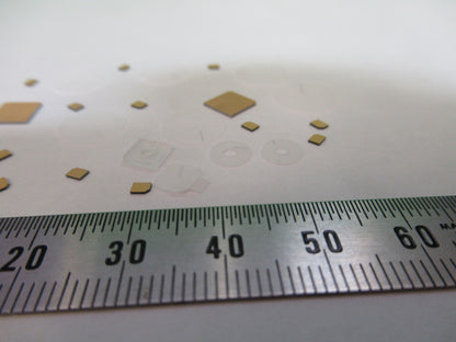 Lot Blanks Piezoelectric Quartz Crystal X-y-cut Gold Coated Piezo Sensor