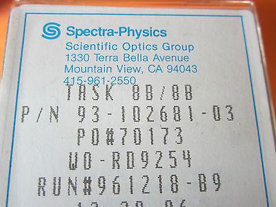 OPTICAL SPECTRA PHYSICS CYLINDRICAL LENS RECTANGULAR NICE LASER OPTICS BIN#D7