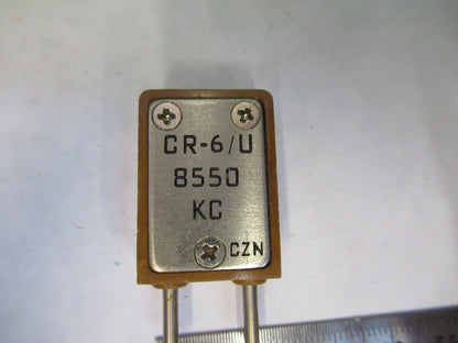 WWII FT-243 QUARTZ CRYSTAL CZN  8550 kHz FREQUENCY CONTROL AS PICTURED S1-B-39