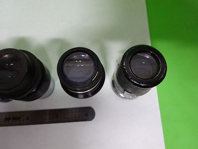 LOT 6 EA MICROSCOPE EYEPIECES ASSORTED OPTICS #W1-02
