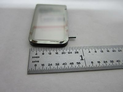OPTICAL MICROSCOPE PLANE BEAM SPLITTER NIKON OPTICS PELLICLE  AS IS BIN#N7-45