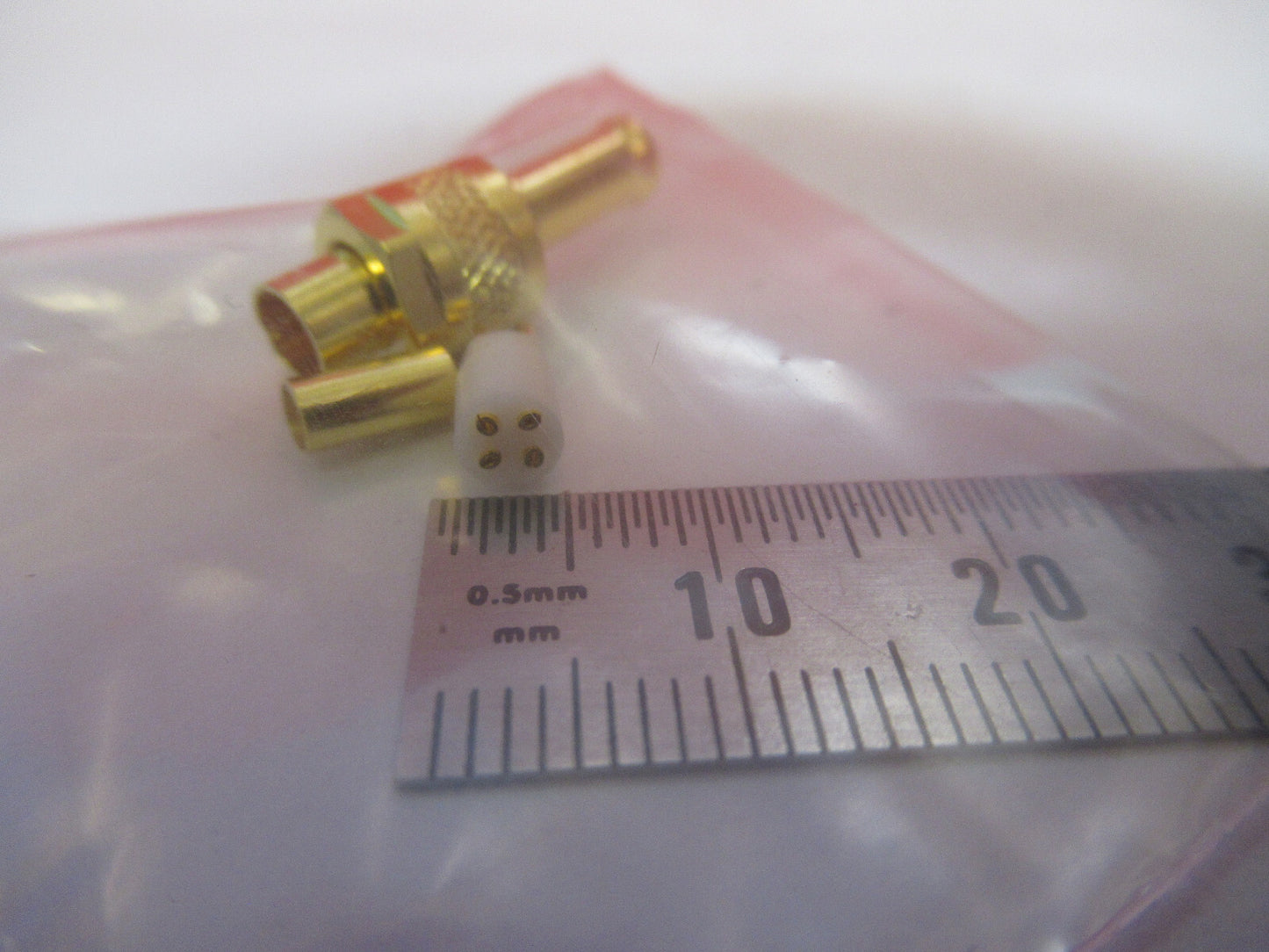 CONNECTOR 1/4-28 FOUR PINS for  TRIAXIAL CABLE SENSORS  AS PICTURED  T9-A-45