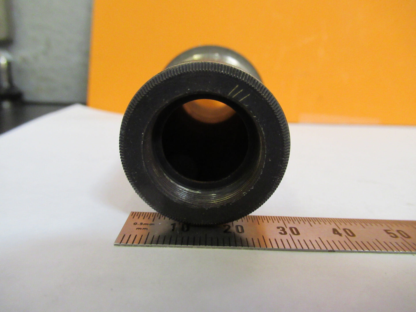 Antique Bausch & Lomb Brass Tubus 26mm Microscope Part