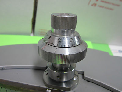 MICROSCOPE PART REICHERT AUSTRIA ZETOPAN FRAME + MICROMETER AS PICTURED BIN#29