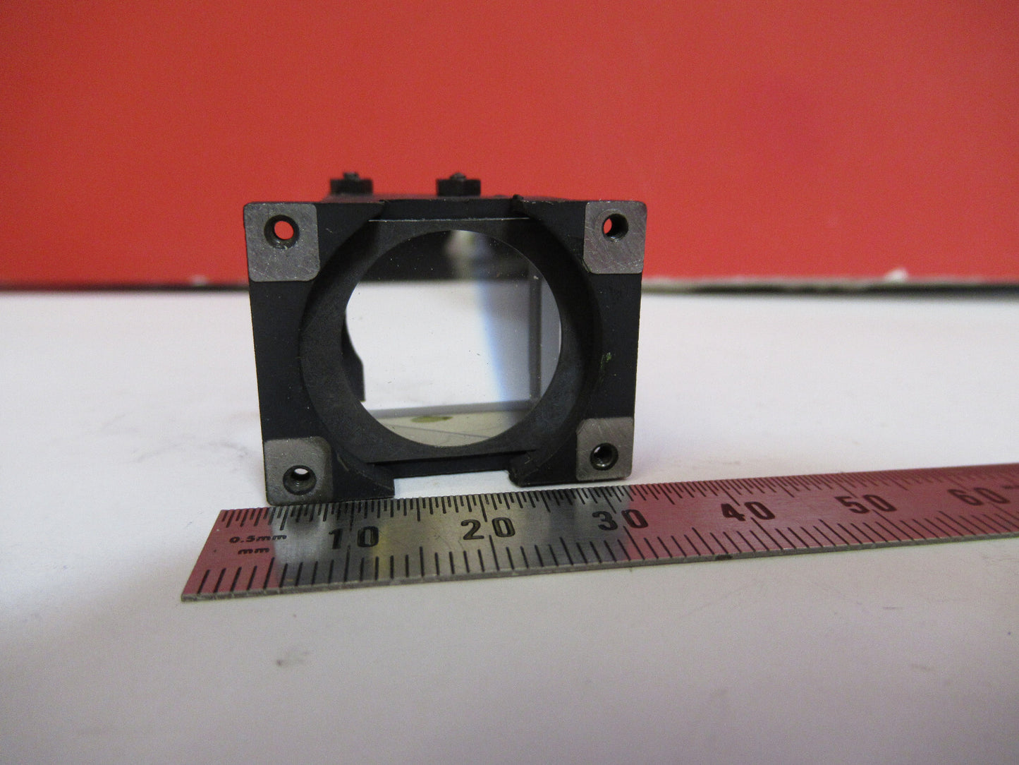 LEITZ WETZLAR GERMANY GLASS PRISM HEAD MICROSCOPE PART AS PICTURED  T1-A-53